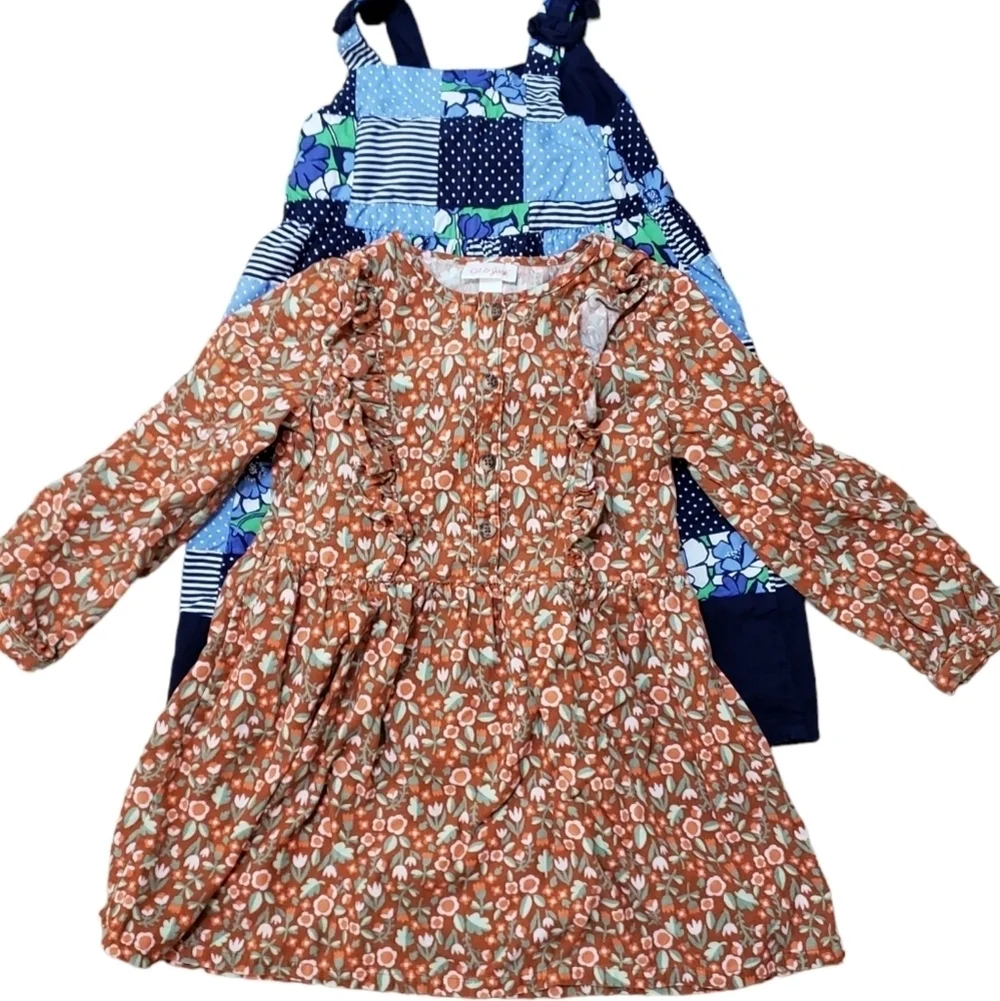 Gymboree Cat & Jack Floral Dress Bundle Lot Girls 5T